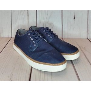 Day Five Classic Black Canvas Sneakers Lace Up Men's Size 12 M